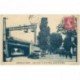 carte postale ancienne 94 ABLON SUR SEINE. Rues du Bac et de Paris près de la Gare 1935