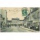 carte postale ancienne K. 92 SURESNES. Place Trarieux 1909 Librairie
