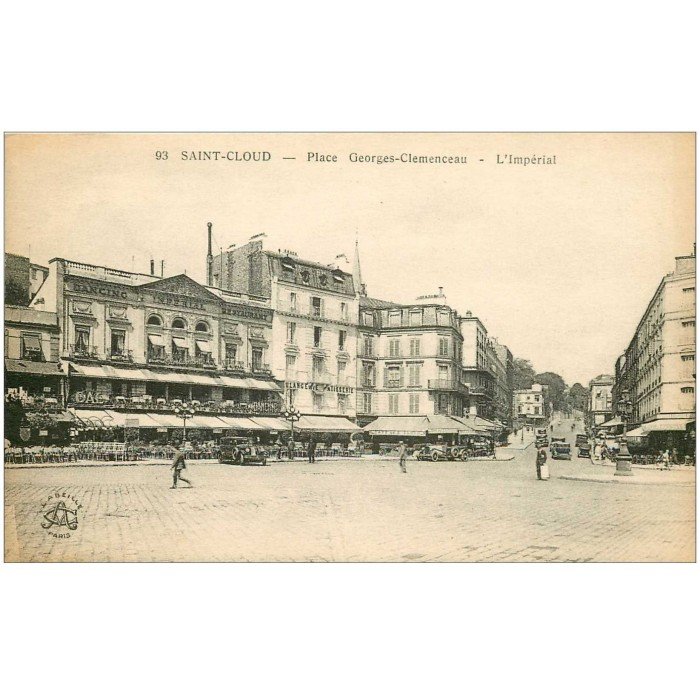 Restaurant Guillot Dep 92 Parc de Saint Cloud Carte postale Ancienne 