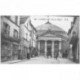 carte postale ancienne K. 92 COURBEVOIE. Rue de l'Eglise Coiffeur et Magasin Michelin