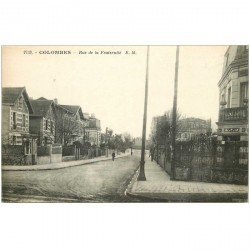 carte postale ancienne K. 92 COLOMBES. Rue de la Fraternité