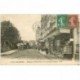carte postale ancienne K. 92 COLOMBES. Passage à niveau Avenue de Genevilliers 1929 Café Tabac Monnot