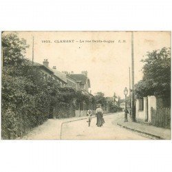 carte postale ancienne K. 92 CLAMART. La Rue Denis-Gogue 1915