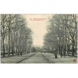 carte postale ancienne K. 92 BELLEVUE-MEUDON. Avenue de Bellevue 1905