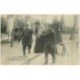 carte postale ancienne Inondation et Crue de 1910. ASNIERES 92. Sauvetage d'une Sexagenaire