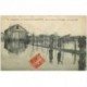 carte postale ancienne Inondation et Crue de 1910. ASNIERES 92. Rue du Fossé l'Aumône
