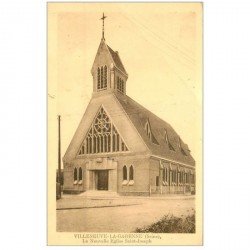 carte postale ancienne 92 VILLENEUVE LA GARENNE. Eglise Saint Joseph