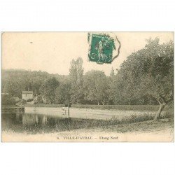 carte postale ancienne 92 VILLE D'AVRAY. Etang Neuf 1910