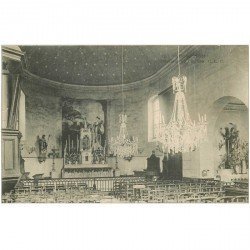 carte postale ancienne 92 VAUCRESSON. L'Eglise intérieur 1904