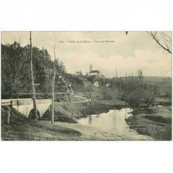carte postale ancienne 92 VALLEE DE LA SEINE. Cours du Brevon 1908