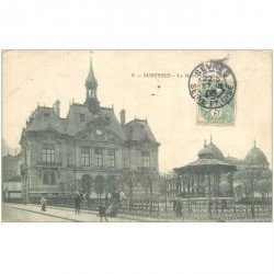 carte postale ancienne 92 SURESNES. La Mairie 1905