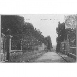 carte postale ancienne 92 SEVRES. Rue dela Justice 1907