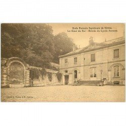 carte postale ancienne 92 SEVRES. Ecole Normale Supérieure Cour du Roi et Entrée du Lycée