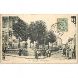 92 SCEAUX. Place du Four 1906 superbe animation