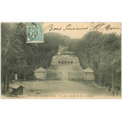 carte postale ancienne 92 SAINT CLOUD. Parc la Grille du Fer à Cheval 1903