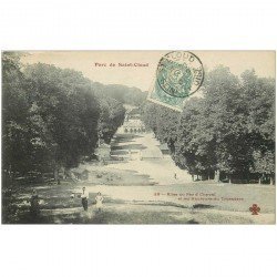 carte postale ancienne 92 SAINT CLOUD. Parc Allée du Fer à Cheval 1905