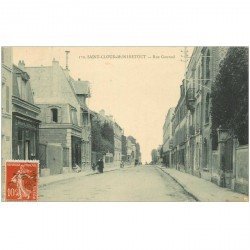 carte postale ancienne 92 SAINT CLOUD. MONIRETOT. Rue Gounod 1908 MONTRETOUT