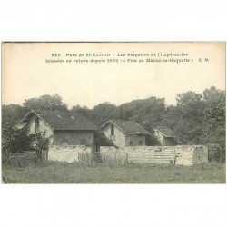 carte postale ancienne 92 SAINT CLOUD. Les Bergeries de Marie Antoinette 1915