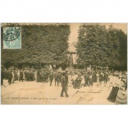 carte postale ancienne 92 SAINT CLOUD. Le Kiosque de la Musique 1905