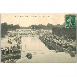 carte postale ancienne 92 SAINT CLOUD. La Fête 1909