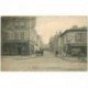carte postale ancienne 92 RUEIL. La Rue de Maurepas 1905 Café et Commerce comestibles et huiles Benzo