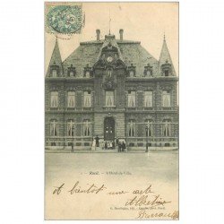 carte postale ancienne 92 RUEIL. Hôtel de Ville 1906