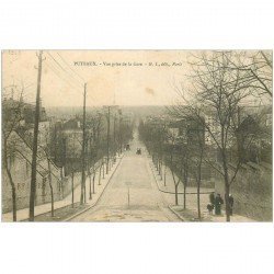 carte postale ancienne 92 PUTEAUX. Vue prise de la Gare 1904