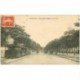 carte postale ancienne 92 PUTEAUX. Tramway à vapeur Avenue de la Défense 1914