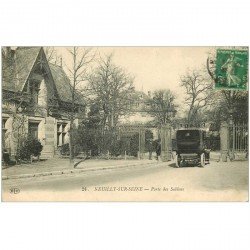 carte postale ancienne 92 NEUILLY SUR SEINE. Porte des Sablons voiture ancienne 1914