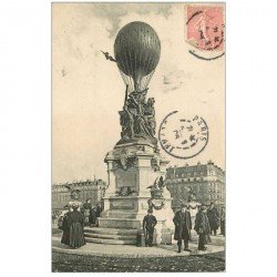 carte postale ancienne 92 NEUILLY SUR SEINE. Monument des Aéronautes 1906
