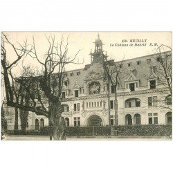 carte postale ancienne 92 NEUILLY SUR SEINE. Château de Madrid