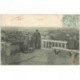 carte postale ancienne 92 MEUDON. Vue panoramique de la Terrasse 1906. Grande pliure coin droit...