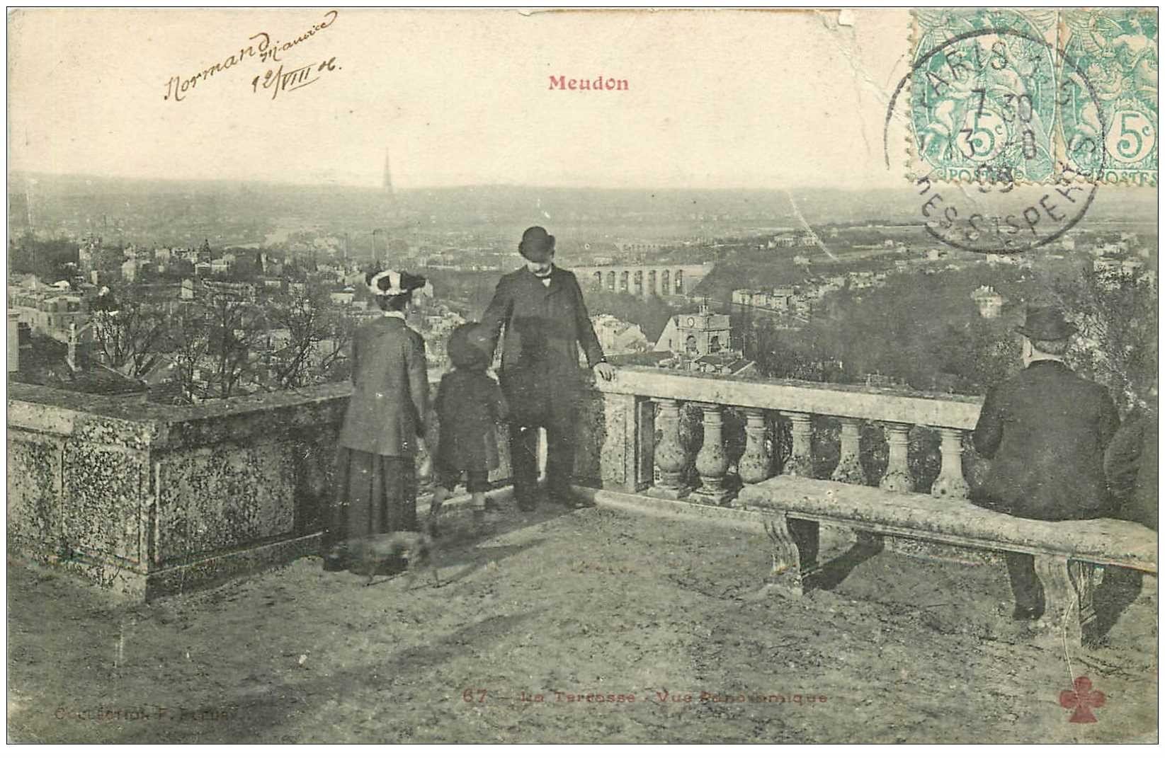 France, Vue d'un immeuble Haussmannien, Vintage print, circa 1900 by
