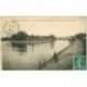 carte postale ancienne 92 MEUDON. Pointe de l' Ile Saint Germain et Quai du Bas Meudon 1917