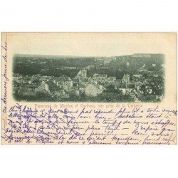 carte postale ancienne 92 MEUDON. Panorama. Carte précurseur 1900