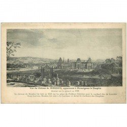 carte postale ancienne 92 MEUDON. Le Château Monseigneur le Dauphin 1912