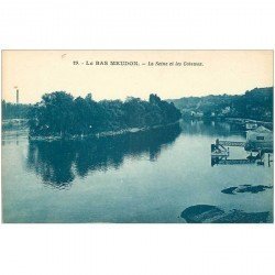 carte postale ancienne 92 MEUDON. La Seine et les Coteaux