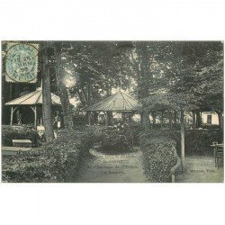 carte postale ancienne 92 MEUDON. Forêt. Ermitage de Villebon les Bosquets 1905 avec son Personnel