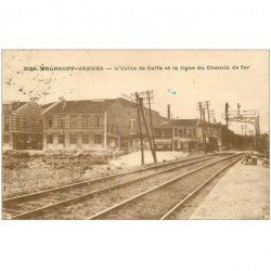 92 MALAKOFF-VANVES. Usine de Caïfa et ligne du Chemin de fer 1927