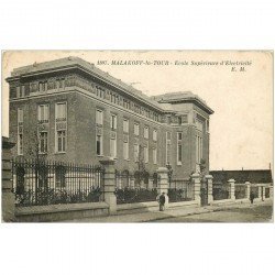 carte postale ancienne 92 MALAKOFF LA TOUR. Ecole Supérieure d'Electricité 1930