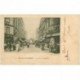 carte postale ancienne 92 LEVALLOIS PERRET. La rue du Marché 1903
