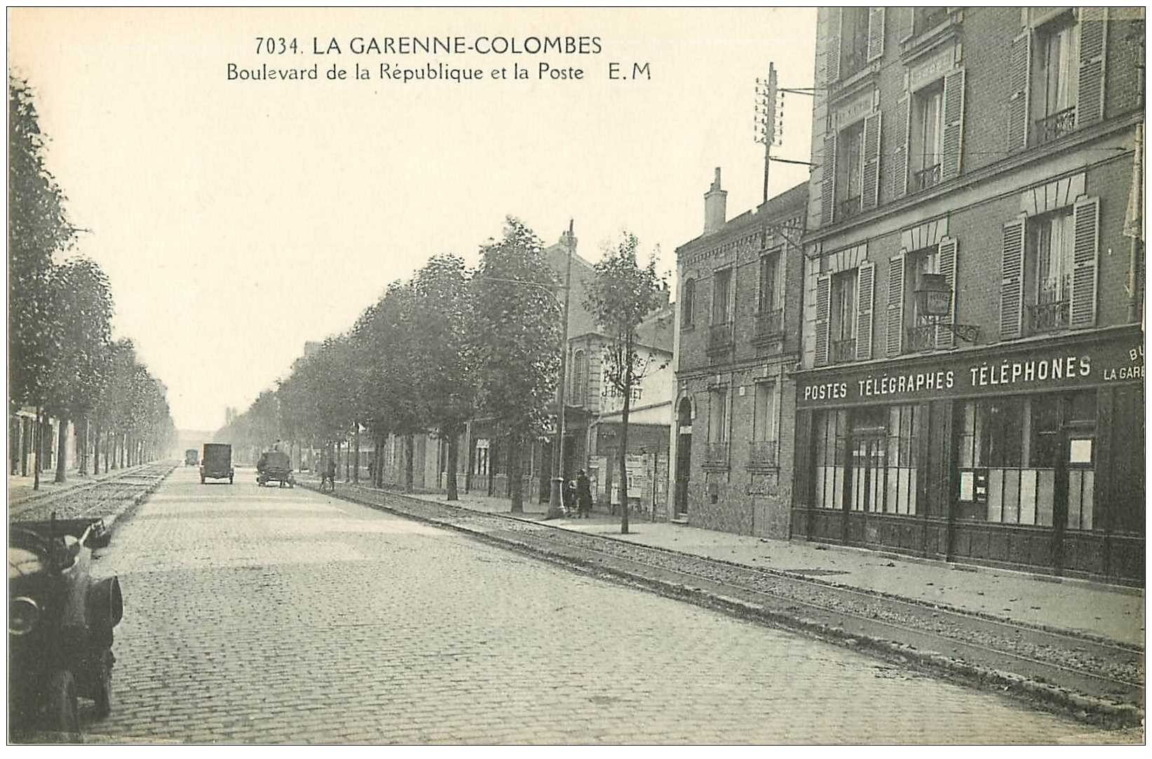 92 LA GARENNE-COLOMBES. La Poste Boulevard de la République