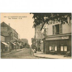 92 LA GARENNE COLOMBES. Café Tabac Hôtel rue Voltaire 1915 Bière Dumesnil
