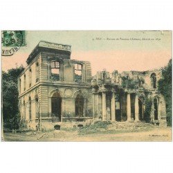 carte postale ancienne 92 ISSY LES MOULINEAUX. Ruines ancien Château 1908