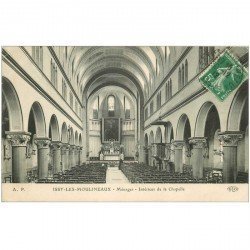 carte postale ancienne 92 ISSY LES MOULINEAUX. Ménages et Chapelle 1912