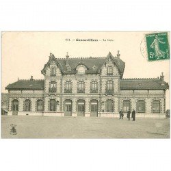 carte postale ancienne 92 GENNEVILLIERS. La Gare