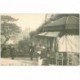 carte postale ancienne 92 COLOMBES. Le Kiosque buvette 1915. Ceci est la moitié d'une carte panoramique double...