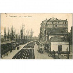 92 COLOMBES. La Gare des Vallées
