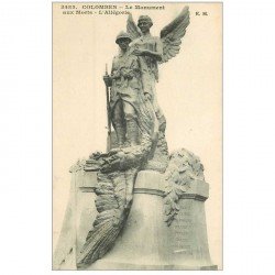 carte postale ancienne 92 COLOMBES. Allégorie Monument aux Morts 1923
