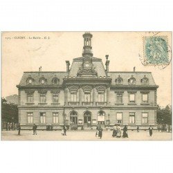 carte postale ancienne 92 CLICHY. La Mairie 1905